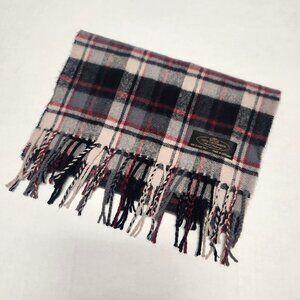 Cashmere Unbranded Fringe Scarf Shaw Black Red White Plaid Outdoor Warm Soft